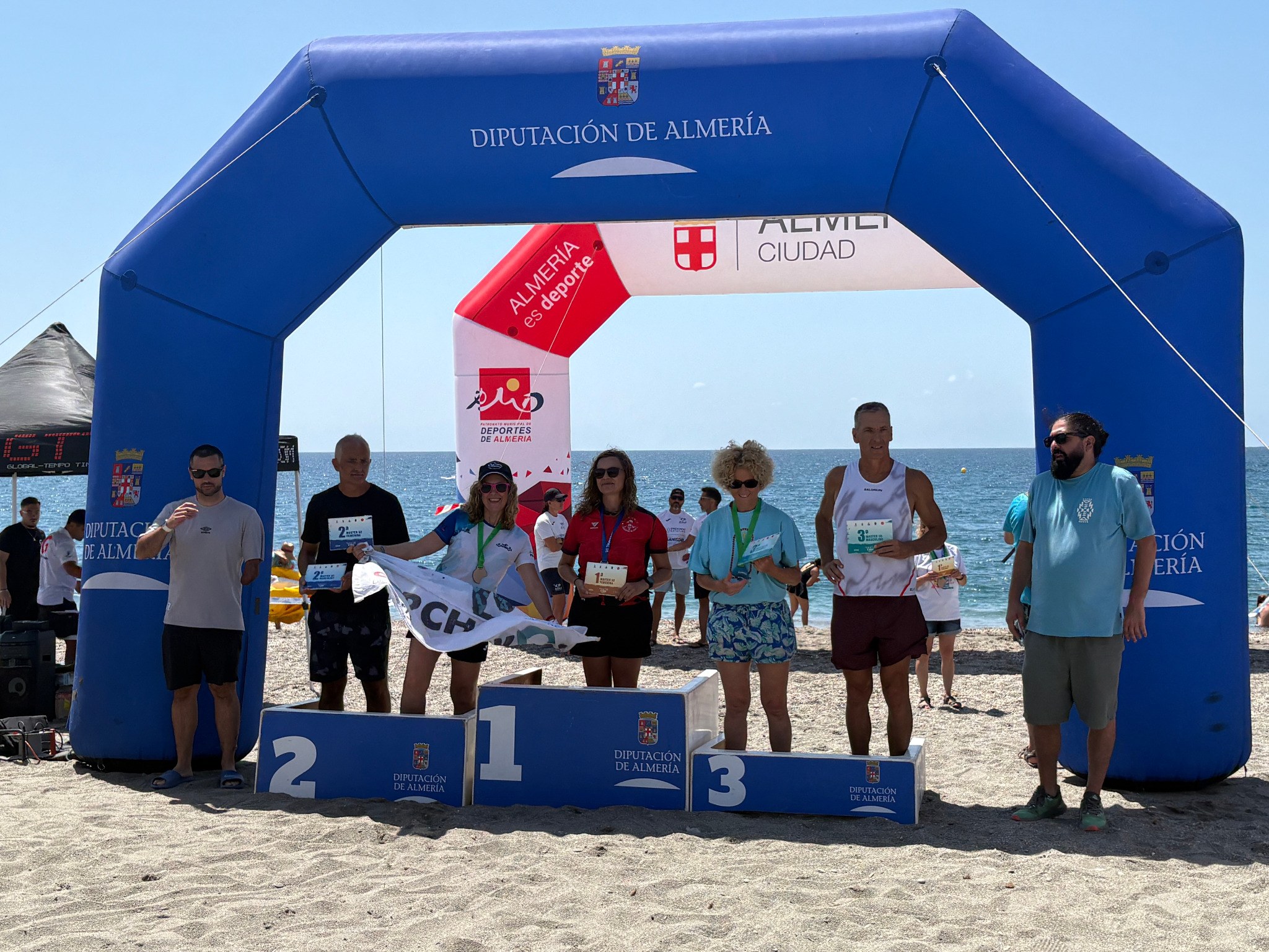 Entrega de medallas y diplomas del circuito de travesías de Almería