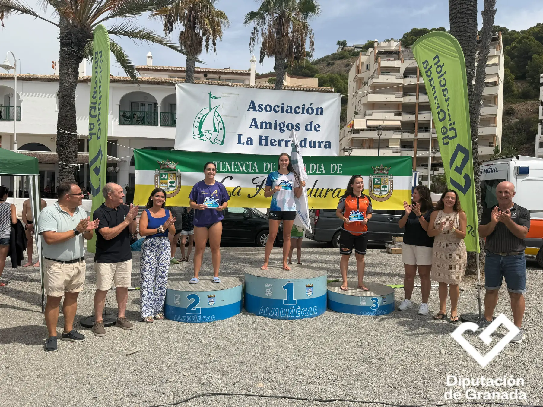 Laura Nanu en lo más alto del podio Sénior femenino de La Herradura
