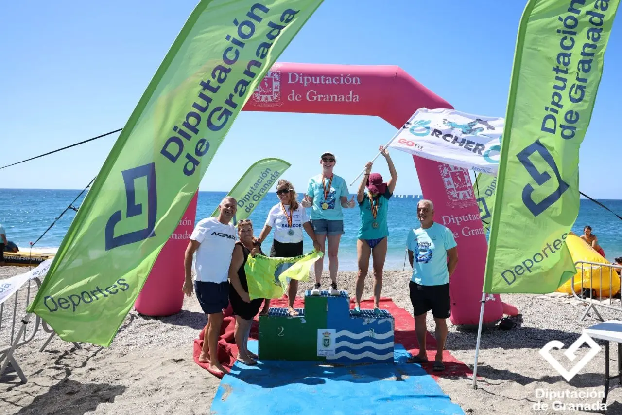 María Cuenca en el tercer puesto M50 femenino de Torrenueva